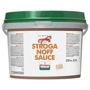 2.7 litre tub of Verstegen Classic Stroganoff Sauce