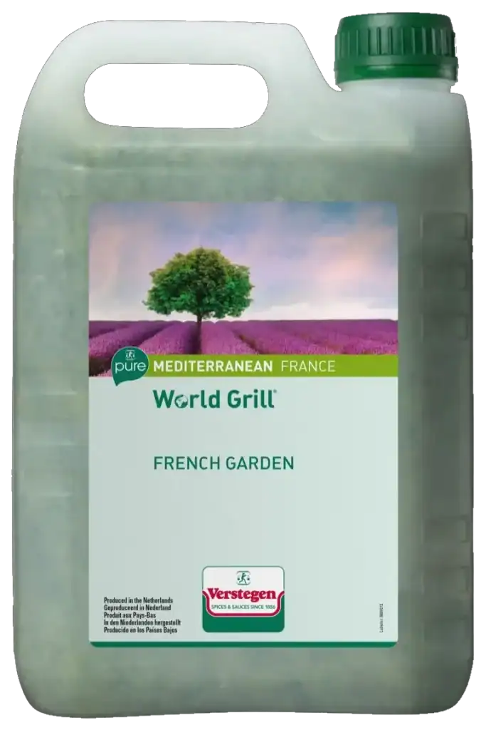 2.5 litre jerrycan of Verstegen World Grill French Garden marinade