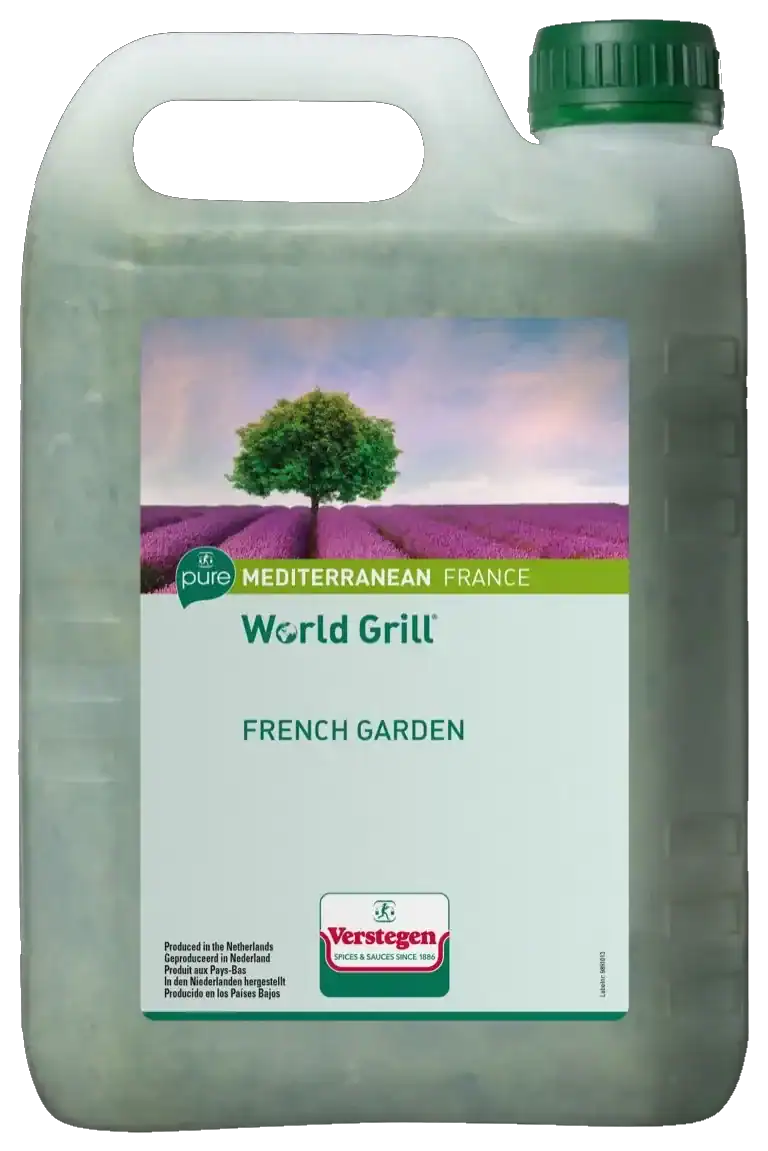 2.5 litre jerrycan of Verstegen World Grill French Garden marinade