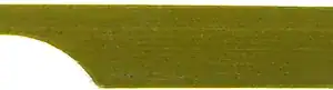 Bamboo teppo gushi skewer, 180mm long with a pointed tip and flat paddle handle