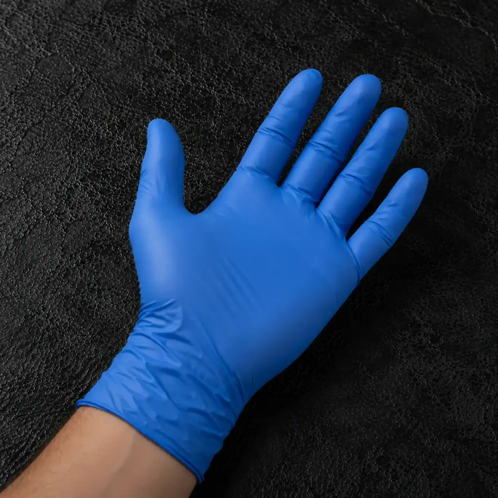 Blue Vinyl Gloves, Small (100)