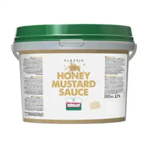 2.7 litre tub of Verstegen Classic Honey Mustard Sauce